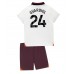 Manchester City Josko Gvardiol #24 Bortedraktsett Barn 2023-24 Korte ermer (+ Korte bukser)